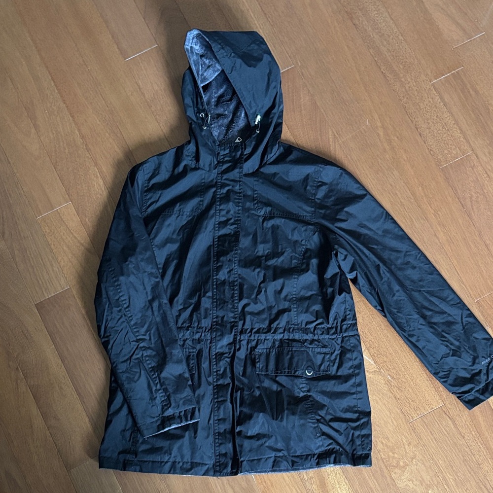 Black Free Country Lined Windbreaker